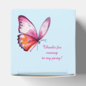 水彩蝶々（ピンクとブルー） フェイバーボックス (上部)