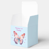水彩蝶々（ピンクとブルー） フェイバーボックス (オープン)