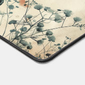 水彩蝶とハート デスクマット (コーナー)