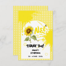 水彩蝶とヒマワリ1日の誕生日