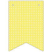 水彩蝶とヒマワリ1日の誕生日 バンティングフラッグ (第1の旗)