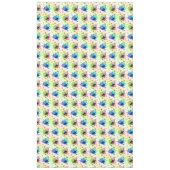 水彩蝶のテーブルクロス テーブルクロス (正面)