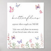 水彩蝶の愛情の記憶 ポスター (正面)