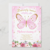 水彩蝶の招待状 招待状 (正面)