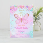 水彩蝶の招待状 招待状 (スタンド正面)