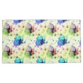 水彩蝶の枕カバー 枕カバー (正面右)