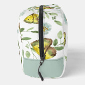 水彩蝶の花の模様モノグラムの ドップキット (右)