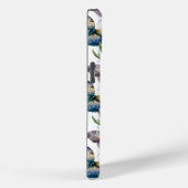 水彩蝶の藤の花モノグラムの Case-Mate iPhoneケース (裏面 / 右)