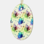 水彩蝶オーナメント セラミックオーナメント (左)