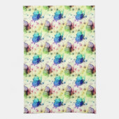 水彩蝶キッチンタオル キッチンタオル (縦)