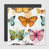 水彩蝶シームレス繊細なパターン (正面/裏面)