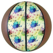 水彩蝶バスケットボール バスケットボール (縦)