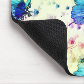 水彩蝶マウスパッド マウスパッド (コーナー)