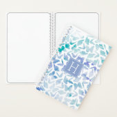 水彩蝶モノグラムの類 ノートブック (内側)