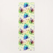 水彩蝶ヨガマット ヨガマット (裏面)