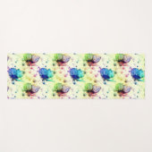 水彩蝶ヨガマット ヨガマット (正面(横))