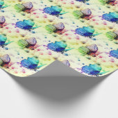 水彩蝶ラッピング紙 ラッピングペーパー (角)