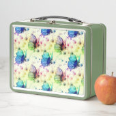 水彩蝶ランチボックス メタルランチボックス (インサイチュ)