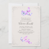 水彩蝶4写真キンセアニェラ 招待状 (裏面)