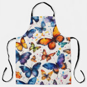 水彩蝶 エプロン (正面)