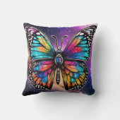 水彩蝶 クッション (裏面)