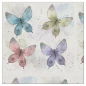 水彩蝶 ファブリック (クローズアップ)