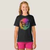 水彩蝶 Tシャツ (正面フル)
