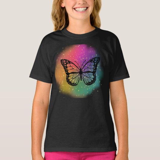 水彩蝶 Tシャツ (正面)