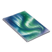 水彩螺旋状写真ノートブック ノートブック (右側)