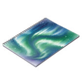 水彩螺旋状写真ノートブック ノートブック (左側)