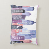 水彩街並みスカイライン アクセントクッション (裏面(縦))