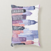 水彩街並みスカイライン アクセントクッション (正面(垂直))