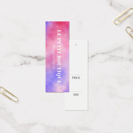 水彩衣料品スイング表示価格ラベル (オフィス)