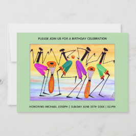 水彩表現の幸せ 招待状