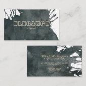 水彩表芸術的現 名刺 (正面/裏面)