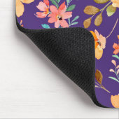 水彩装飾花 マウスパッド (コーナー)