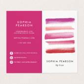 水彩見本 | Lip製品販売代理店 名刺 (外部フラット)