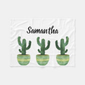 水彩計理名 フリースブランケット (正面(横))