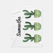 水彩計理名 フリースブランケット (正面)