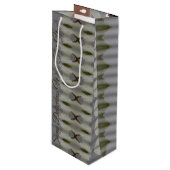 水彩設計ワイン抱き枕 ワインギフトバッグ (正面アングル)