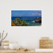 水彩詩カリブののポスタープリント ポスター (キッチン)