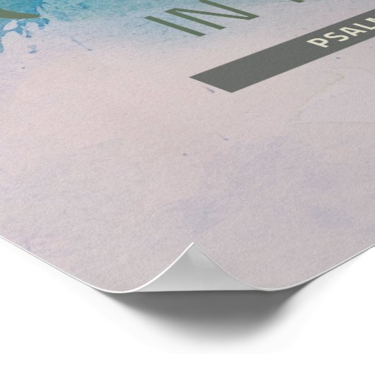 水彩詩編56:3 ポスター (角)