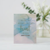 水彩詩編56:3 ポストカード (スタンド正面)