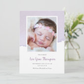 水彩誕生のお知らせ 案内状 (スタンド正面)