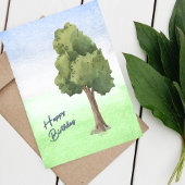 水彩誕生日カード カード