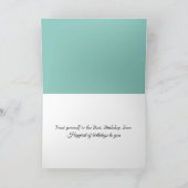 水彩誕生日トロピカルカクテル カード (内部)