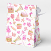 水彩誕生日ピンクパターンありがとう フェイバーボックス (裏面サイド)