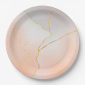 水彩誕生日紙プレート ペーパープレート (正面)