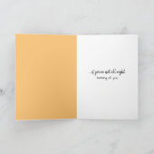 水彩誕生日考えズ・オブ・ユー カード (内部)