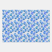 水彩誕生日風船 ラッピングペーパーシート (正面2)